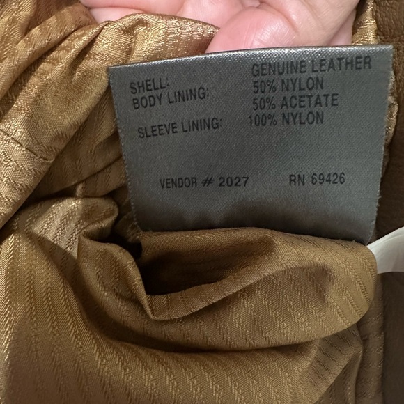 Wilson Leather x Pelle Studio Camel Jacket Medium - Picture 7 of 12